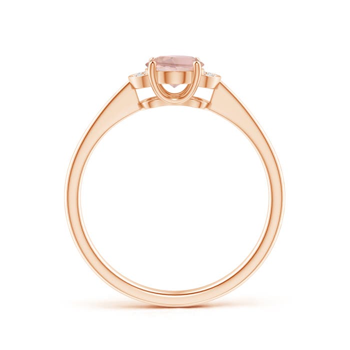 AAAA - Morganite / 0.74 CT / 14 KT Rose Gold