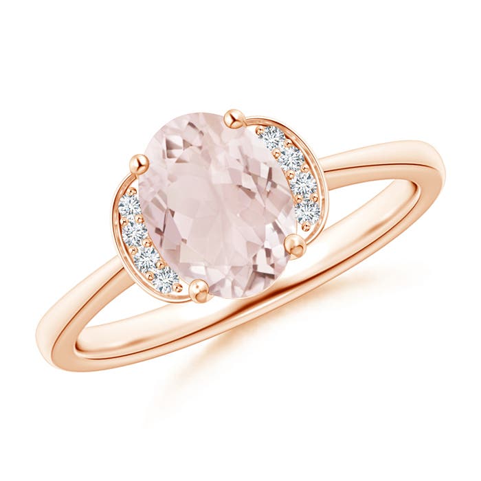 A - Morganite / 1.15 CT / 14 KT Rose Gold