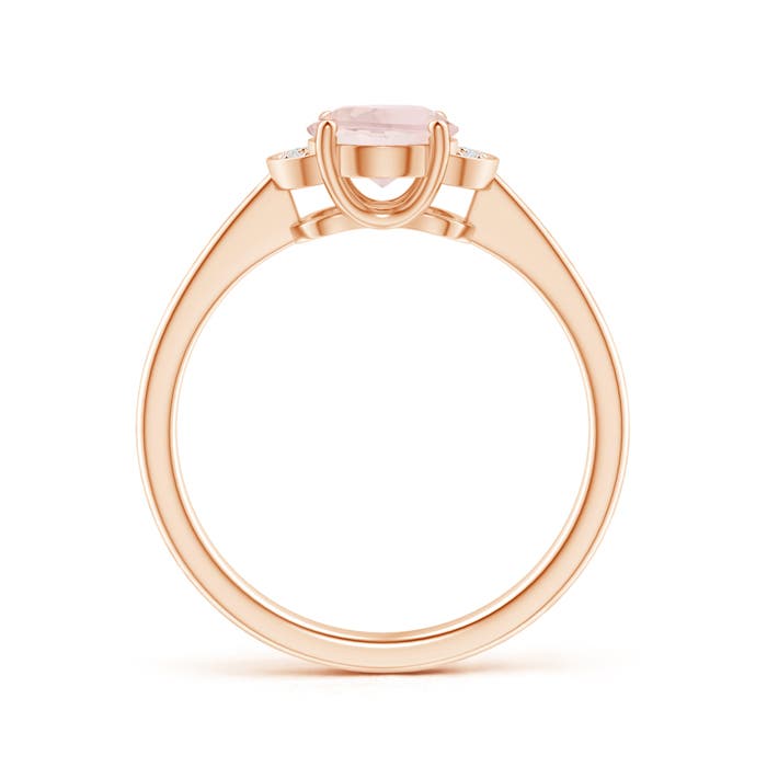 A - Morganite / 1.15 CT / 14 KT Rose Gold