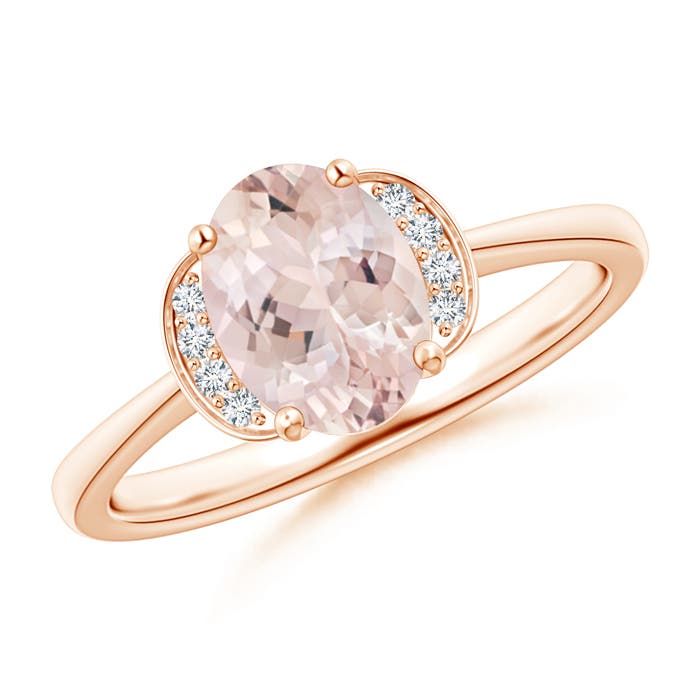 AA - Morganite / 1.15 CT / 14 KT Rose Gold