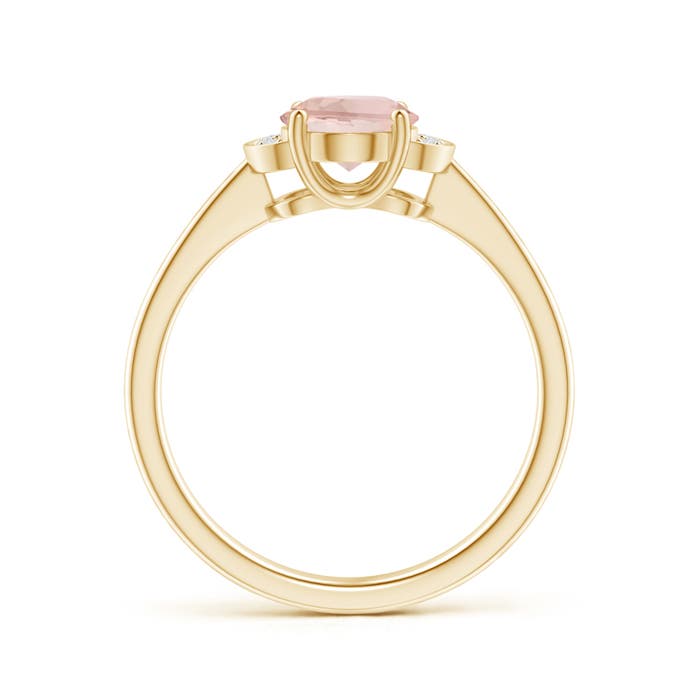 AAA - Morganite / 1.15 CT / 14 KT Yellow Gold