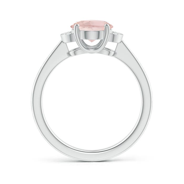 A - Morganite / 1.71 CT / 14 KT White Gold