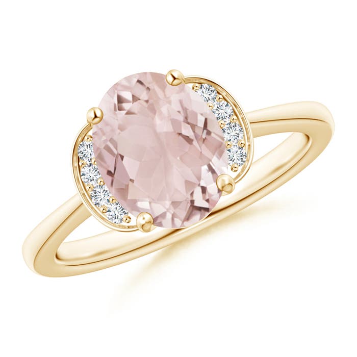 A - Morganite / 1.71 CT / 14 KT Yellow Gold