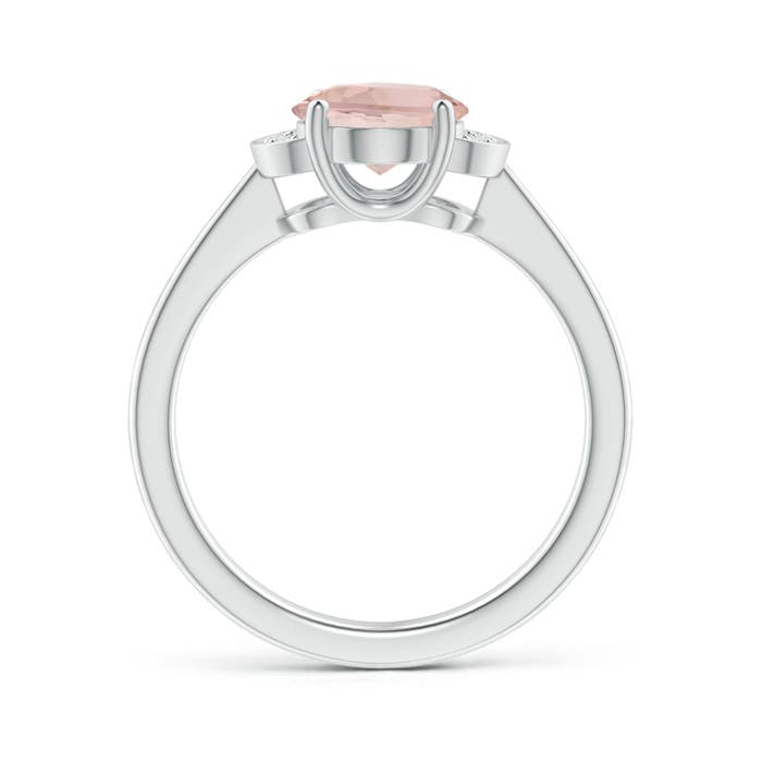 AA - Morganite / 1.71 CT / 14 KT White Gold