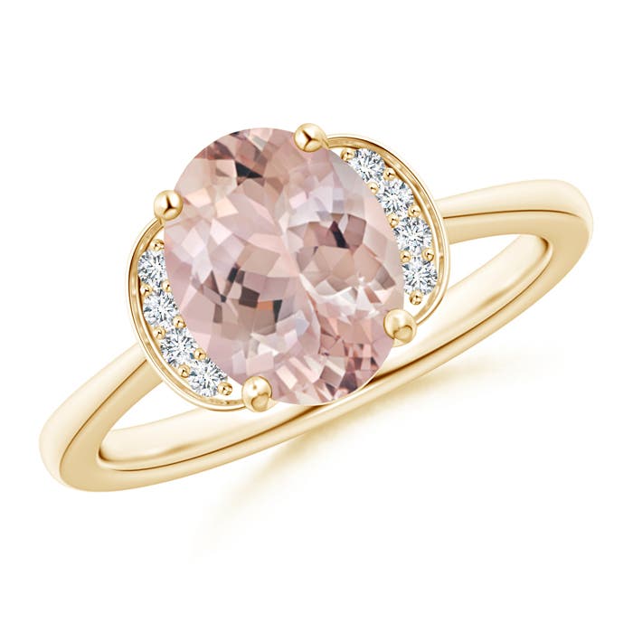 AA - Morganite / 1.71 CT / 14 KT Yellow Gold