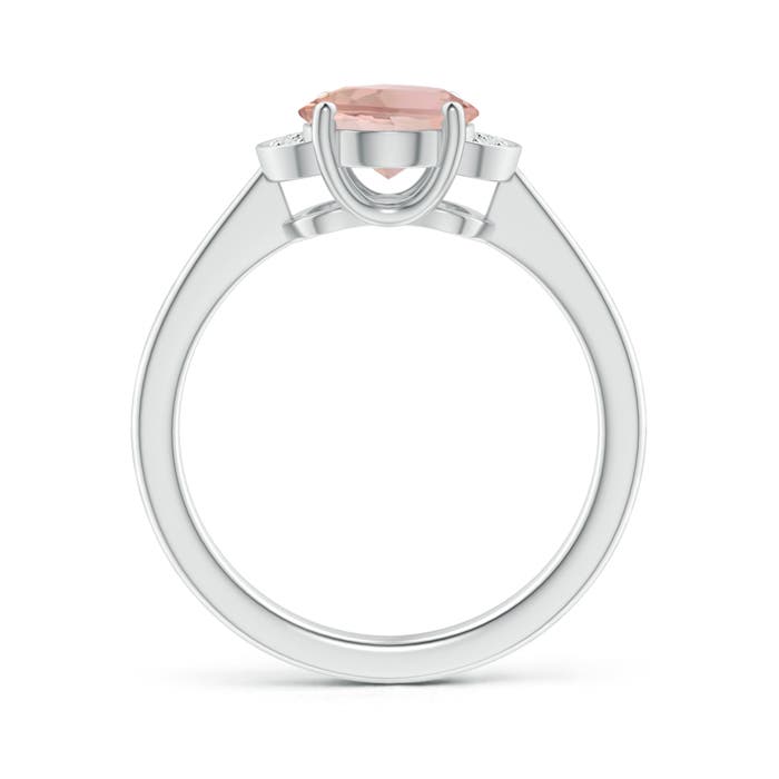 AAA - Morganite / 1.71 CT / 14 KT White Gold