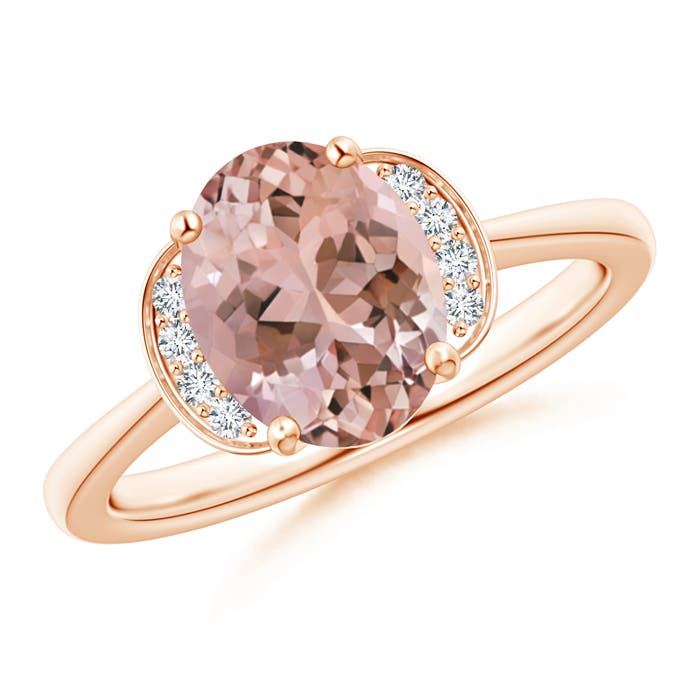 AAAA - Morganite / 1.71 CT / 14 KT Rose Gold