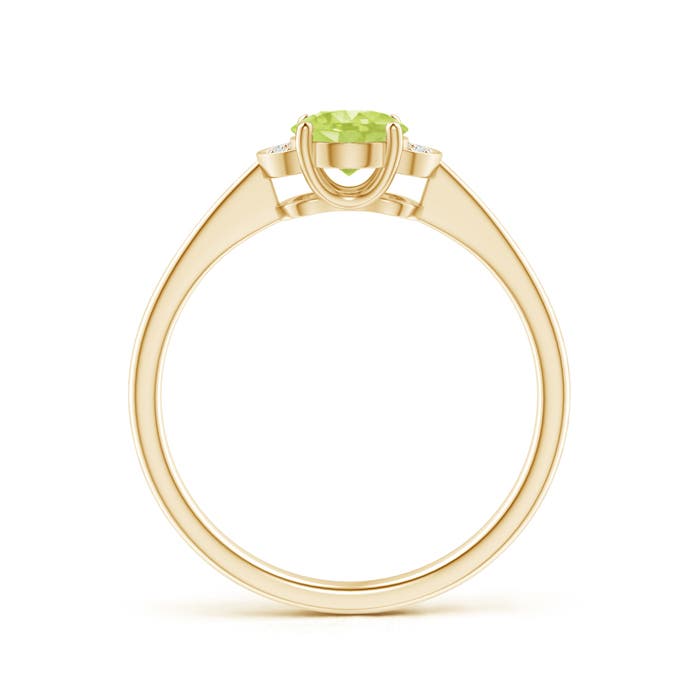 A - Peridot / 0.89 CT / 14 KT Yellow Gold