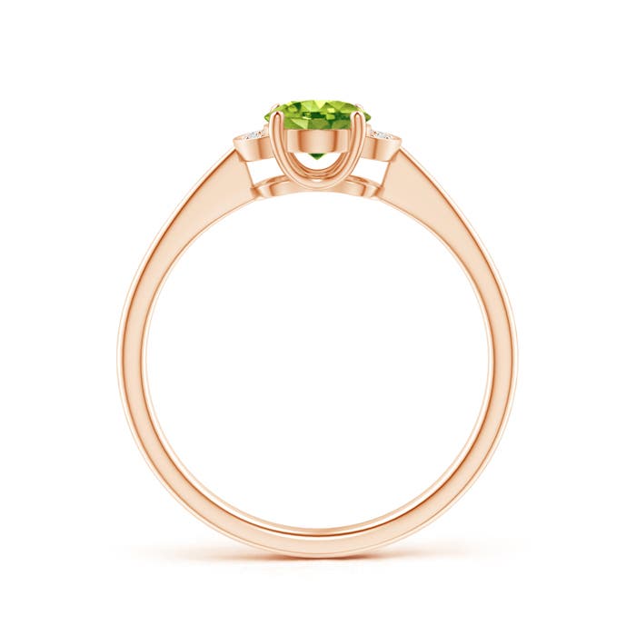 AAA - Peridot / 0.89 CT / 14 KT Rose Gold