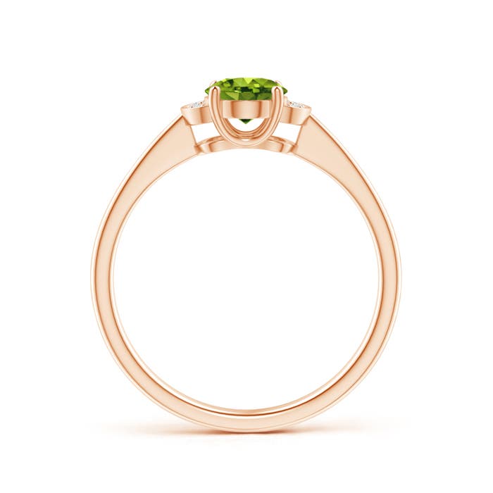 AAAA - Peridot / 0.89 CT / 14 KT Rose Gold