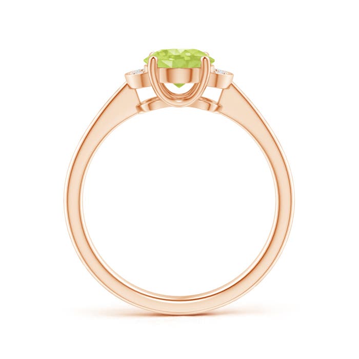 A - Peridot / 1.4 CT / 14 KT Rose Gold