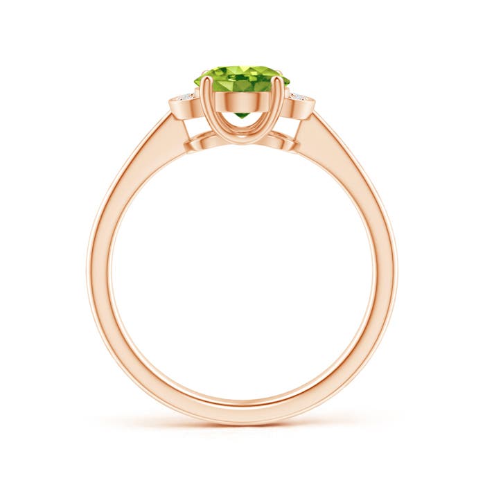 AAA - Peridot / 1.4 CT / 14 KT Rose Gold