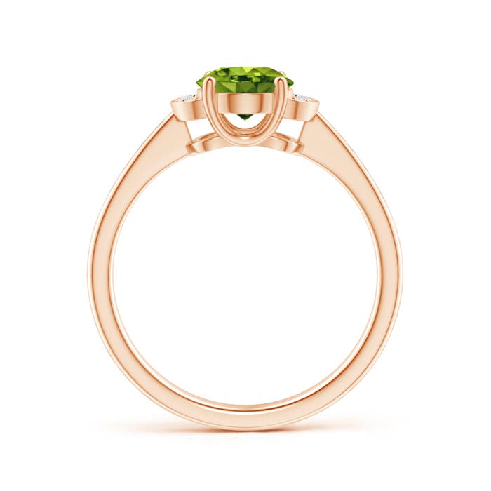 AAAA - Peridot / 1.4 CT / 14 KT Rose Gold