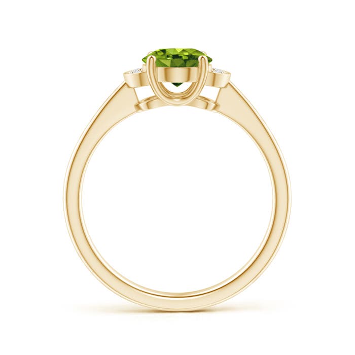 AAAA - Peridot / 1.4 CT / 14 KT Yellow Gold