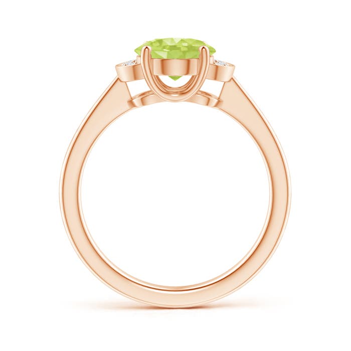 A - Peridot / 1.96 CT / 14 KT Rose Gold