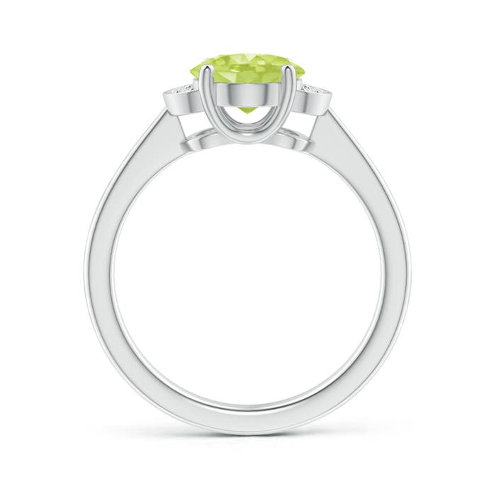 A - Peridot / 1.96 CT / 14 KT White Gold