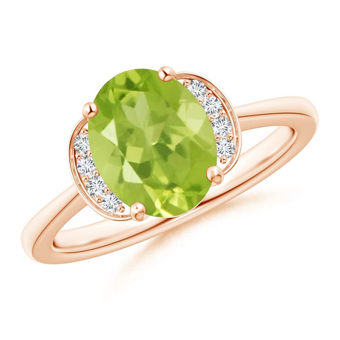 AA - Peridot / 1.96 CT / 14 KT Rose Gold