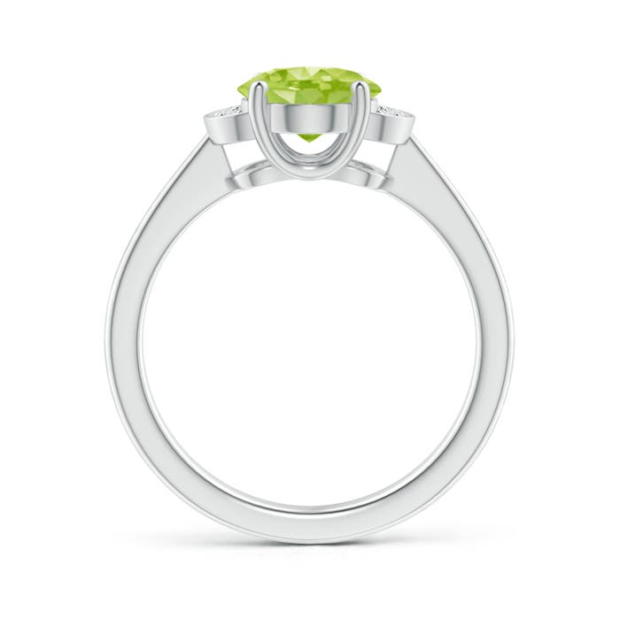 AA - Peridot / 1.96 CT / 14 KT White Gold