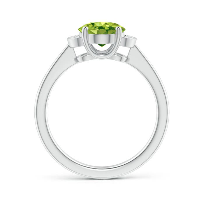 AAA - Peridot / 1.96 CT / 14 KT White Gold