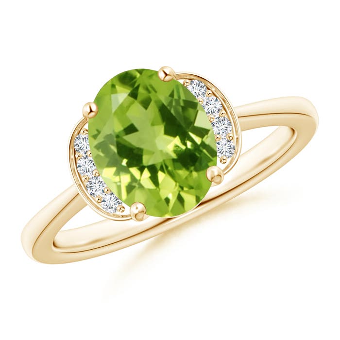 AAA - Peridot / 1.96 CT / 14 KT Yellow Gold