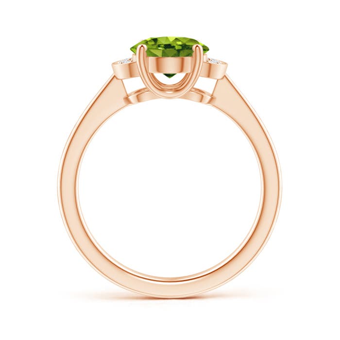 AAAA - Peridot / 1.96 CT / 14 KT Rose Gold