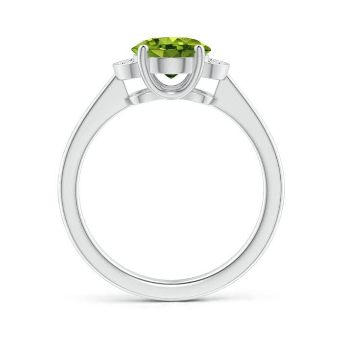 AAAA - Peridot / 1.96 CT / 14 KT White Gold