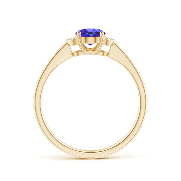 AA - Tanzanite / 0.84 CT / 14 KT Yellow Gold