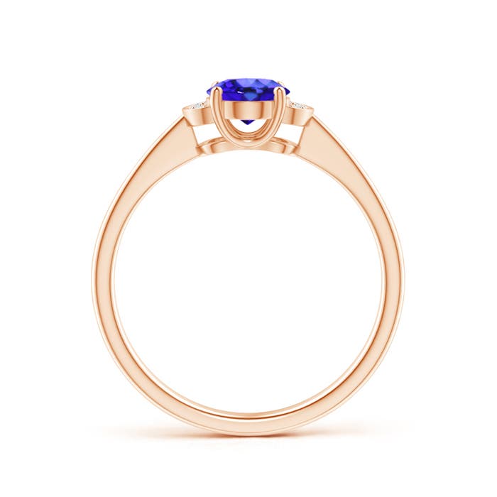 AAA - Tanzanite / 0.84 CT / 14 KT Rose Gold