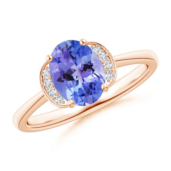 AA - Tanzanite / 1.3 CT / 14 KT Rose Gold