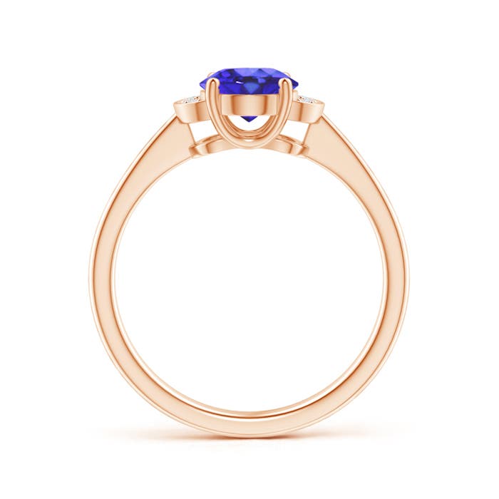 AA - Tanzanite / 1.3 CT / 14 KT Rose Gold