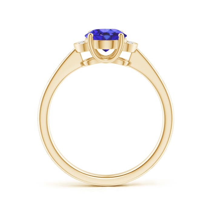 AA - Tanzanite / 1.3 CT / 14 KT Yellow Gold