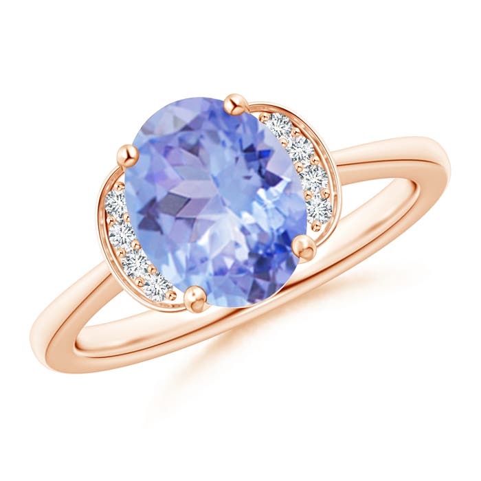 A - Tanzanite / 1.96 CT / 14 KT Rose Gold