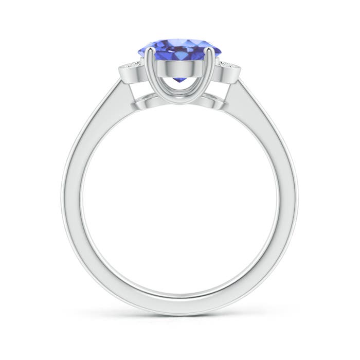 A - Tanzanite / 1.96 CT / 14 KT White Gold