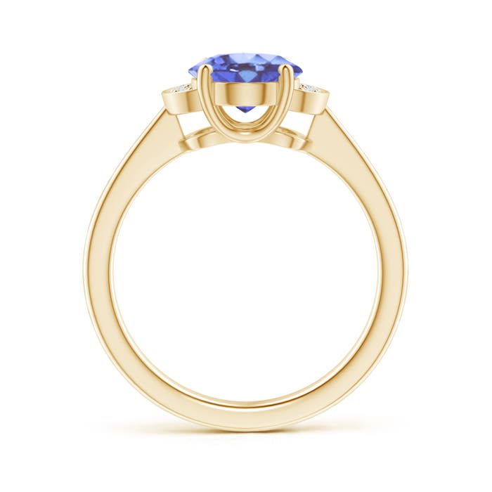 A - Tanzanite / 1.96 CT / 14 KT Yellow Gold