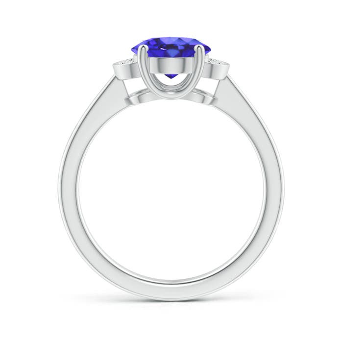 AA - Tanzanite / 1.96 CT / 14 KT White Gold