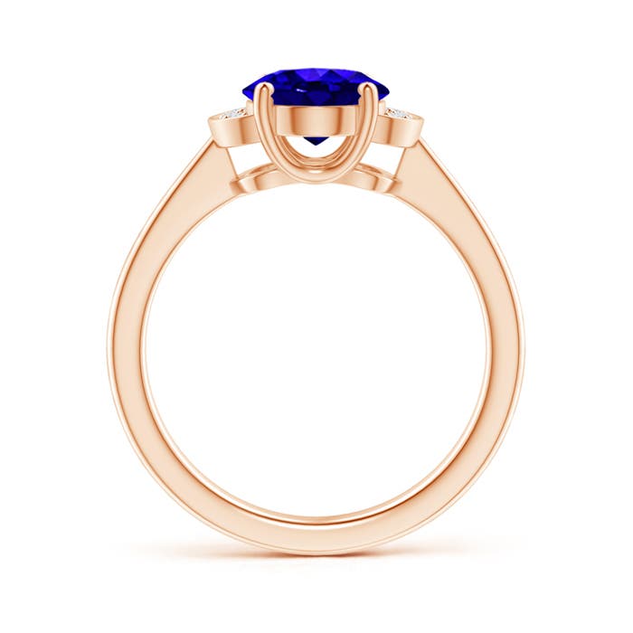 AAAA - Tanzanite / 1.96 CT / 14 KT Rose Gold