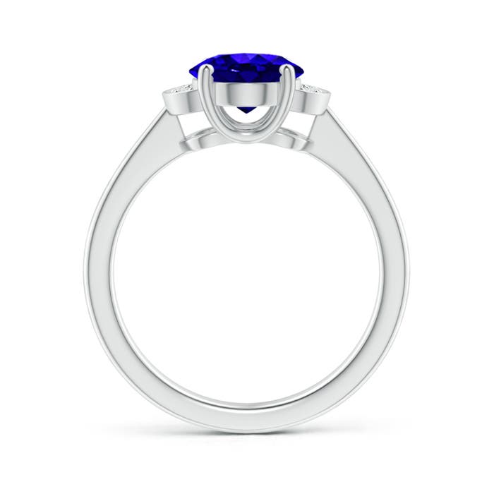 AAAA - Tanzanite / 1.96 CT / 14 KT White Gold