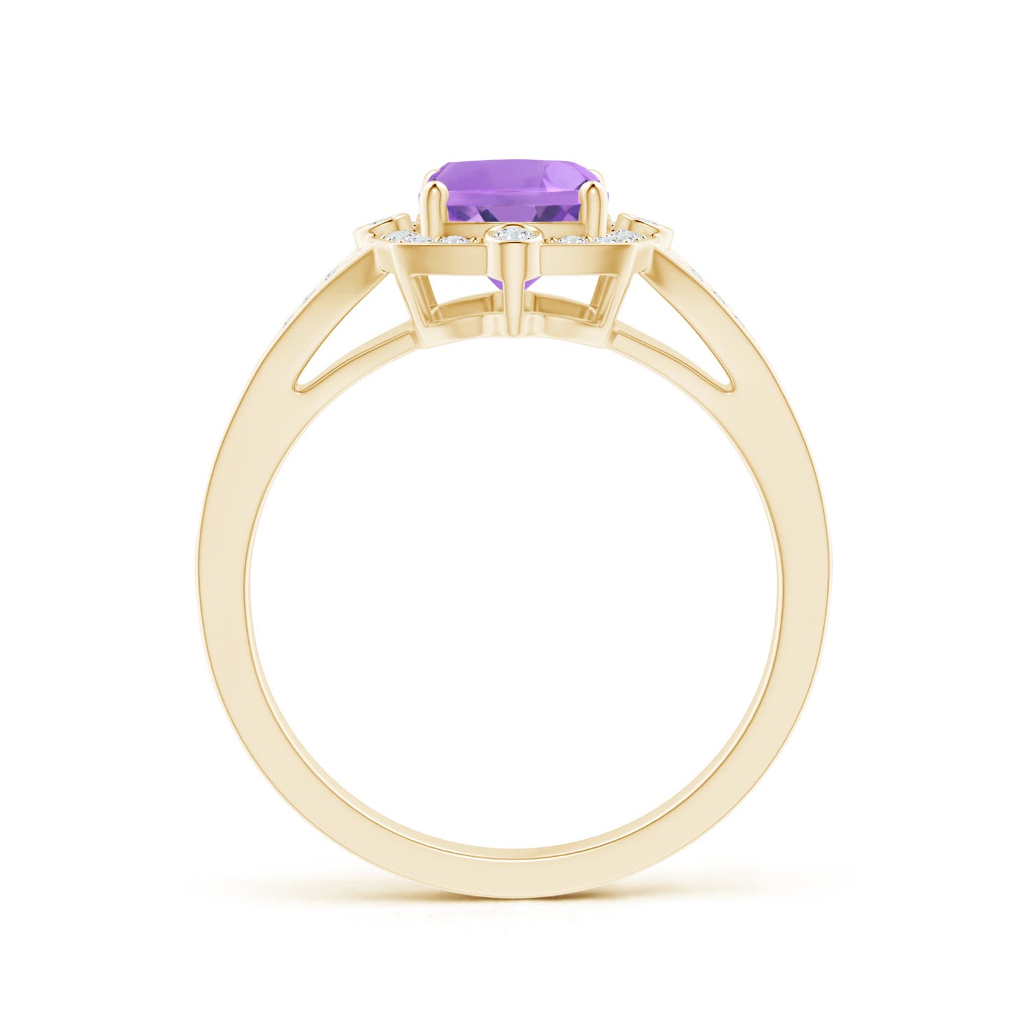 A - Amethyst / 1.48 CT / 14 KT Yellow Gold