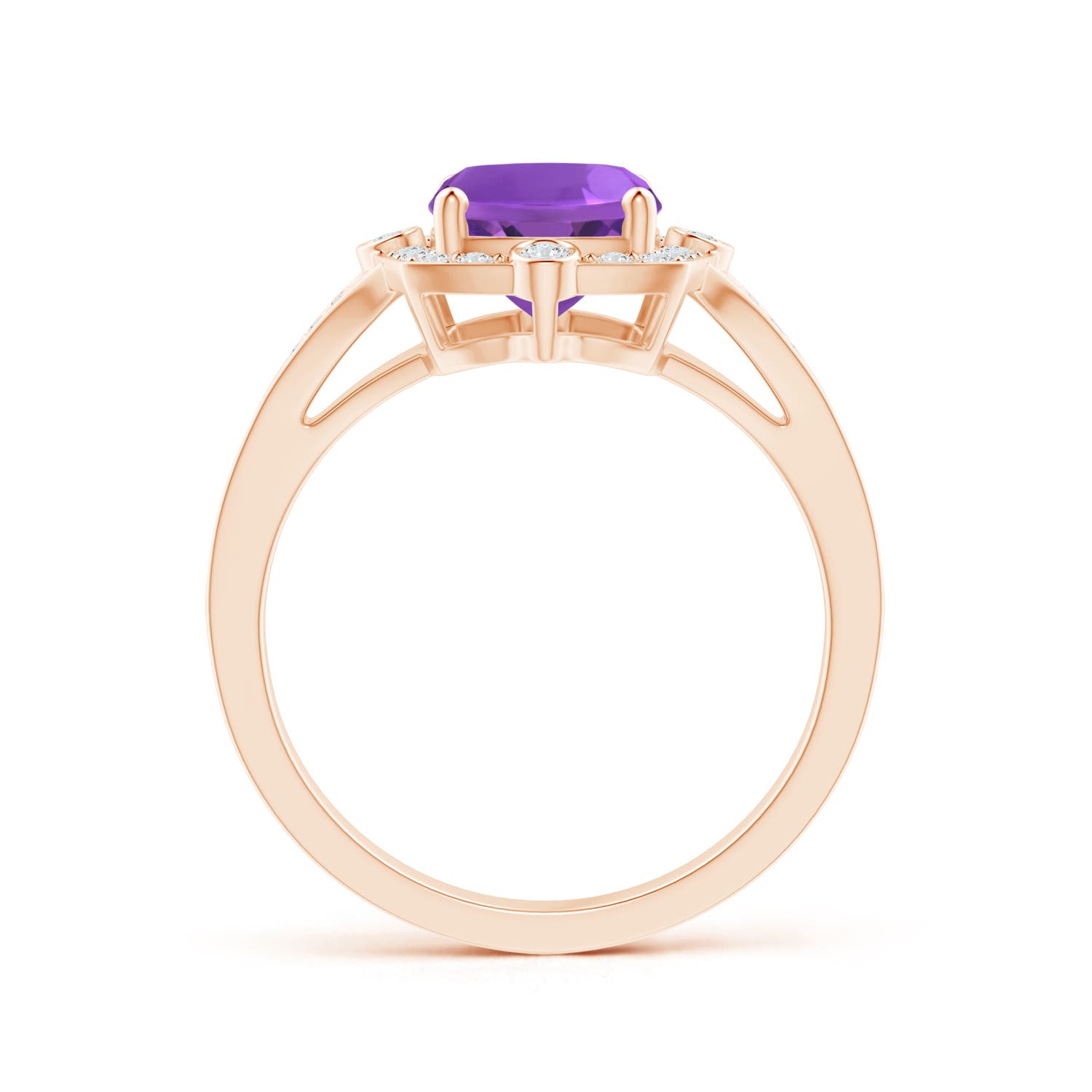 AAA - Amethyst / 2.28 CT / 14 KT Rose Gold