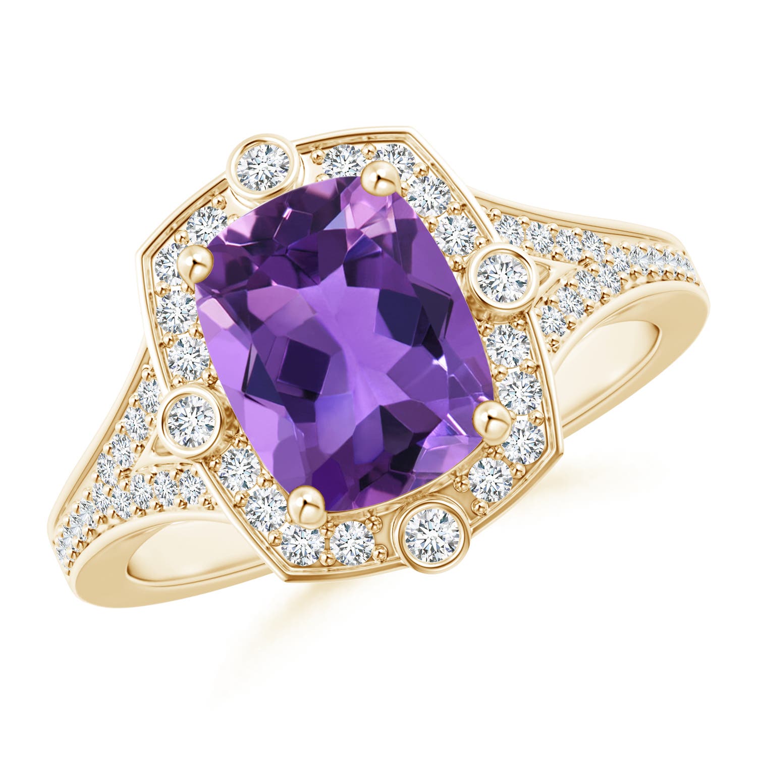 AAA - Amethyst / 2.28 CT / 14 KT Yellow Gold