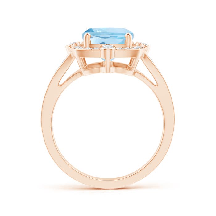 AAA - Aquamarine / 2.75 CT / 14 KT Rose Gold