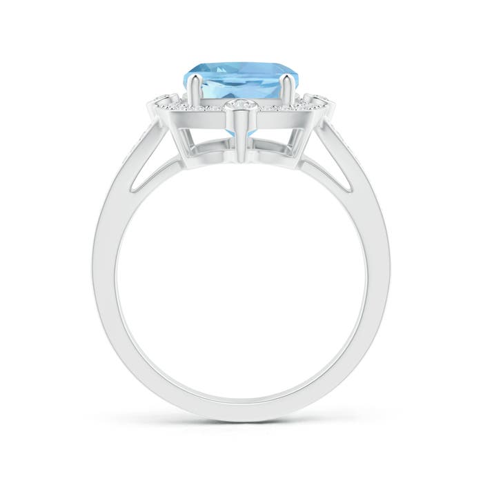 AAAA - Aquamarine / 2.75 CT / 14 KT White Gold