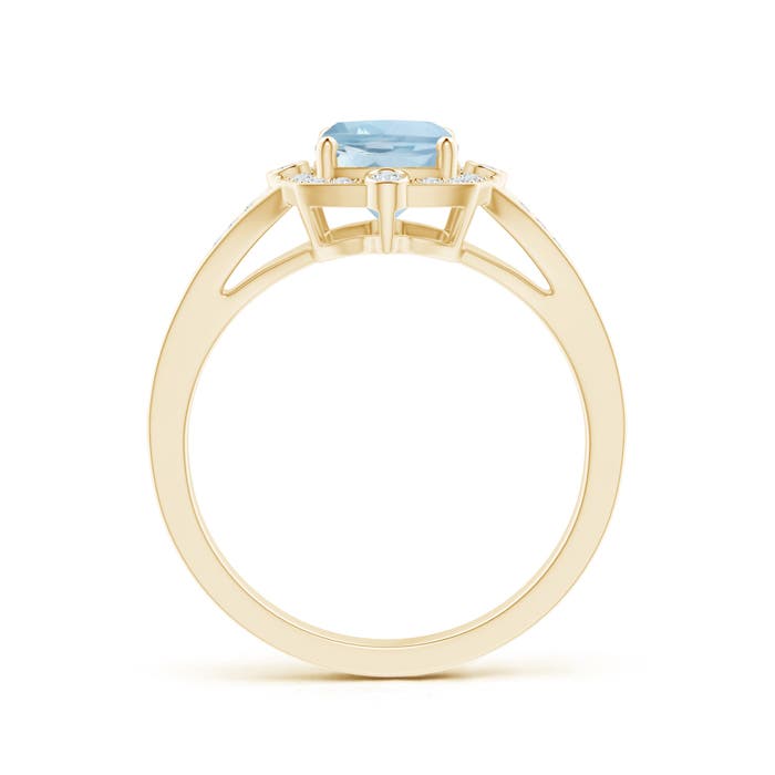 AA - Aquamarine / 1.48 CT / 14 KT Yellow Gold