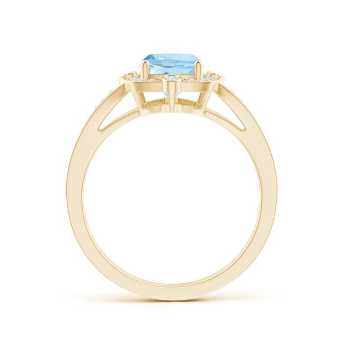 AAA - Aquamarine / 1.48 CT / 14 KT Yellow Gold