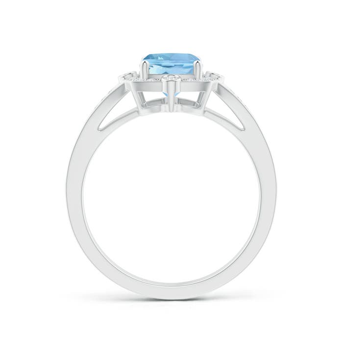 AAAA - Aquamarine / 1.48 CT / 14 KT White Gold