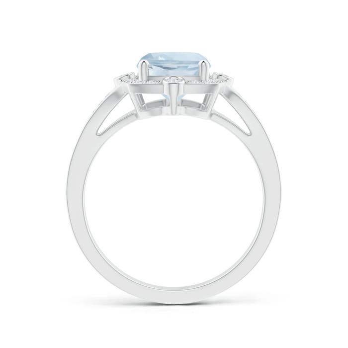 A - Aquamarine / 2.13 CT / 14 KT White Gold