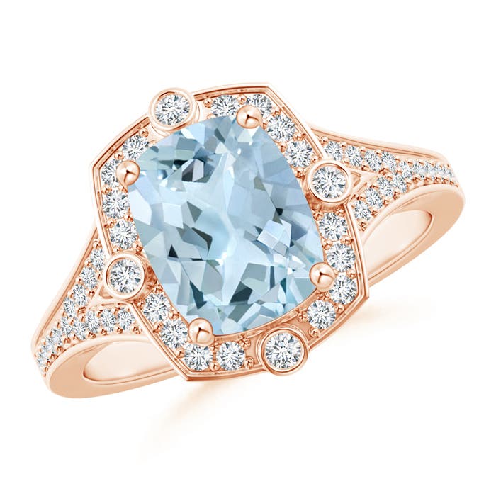 AA - Aquamarine / 2.13 CT / 14 KT Rose Gold