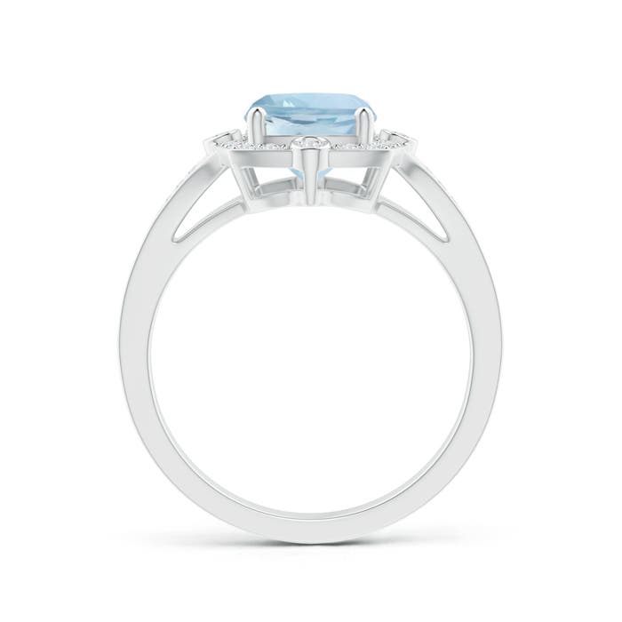 AA - Aquamarine / 2.13 CT / 14 KT White Gold