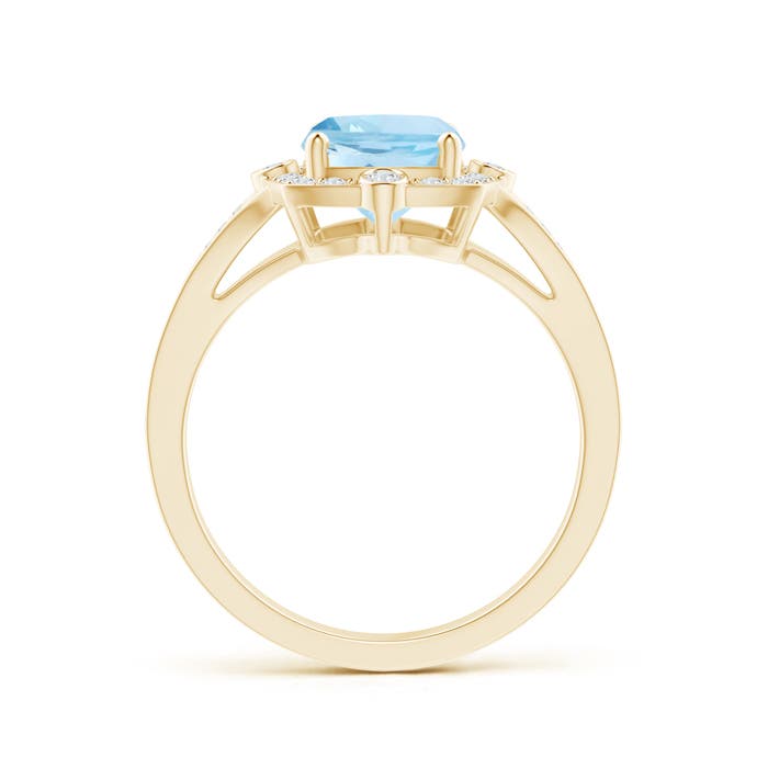 AAA - Aquamarine / 2.13 CT / 14 KT Yellow Gold