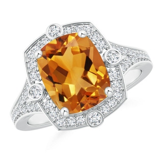 Cushion Rectangular AA Citrine